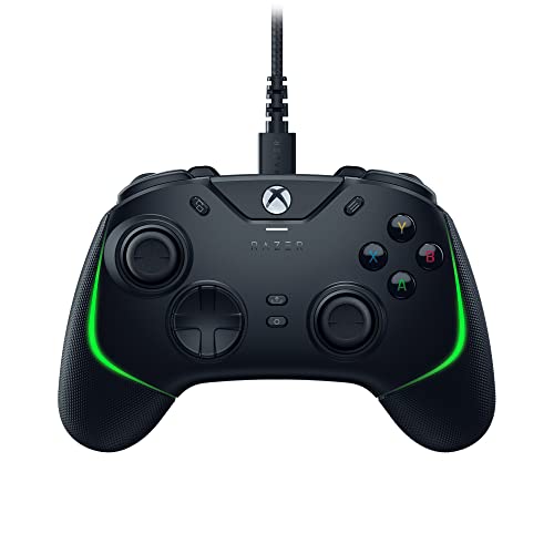 Razer Wolverine V2 Chroma - Voll Anpassbarer Xbox Series X|S Controller mit RGB-Beleuchtung (6 Multifunktionstasten, austauschbare Stick-Kappen, Hair-Trigger-Modus) Schwarz