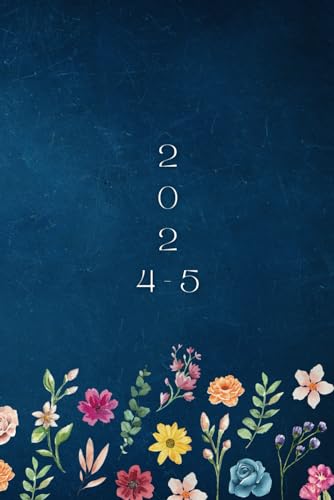 2024-2025: Dicker A5 Kalender 1 Tag 1 Seite | 392 Seiten | Kalenderbuch Juli 2024 bis Juni 2025 auch Samstag und Sonntag | geeignet als Taschenkalender Terminplaner Notizbuch | Cover Blau