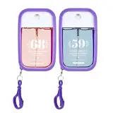 2 Stück Parfüm Bodyspray Damen 48ml Mit Haken,Damendüfte Langanhaltendes Körper Und Haar Fruchtiges Fragrances,Damenparfum Körperspray,Mini Parfümspray für Reisen,Urlaubsreise,Gift for Women