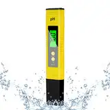 flintronic PH-Messgerät, PH-Tester, PH-Wasserqualitätstester, Wasserqualitätsmessgerät, LCD-Display mit Hintergrundbeleuchtung, 0-14 pH-Messbereich-±0,1, für Spa, Schwimmbad