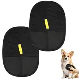 DAWRIS 2 Stück Doppelseitige Fellpflegehandschuh für Pets, Antistatische Massagehandschuh Katzen und Hunde, Wiederverwendbare Tierhaarentferner Handschuh, zum Waschen, Hair Removal, Fellpflege