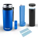 52H Insulin Kühlbox Reise, 5-7 Insulin Pen Kühler mit Biogel Kühlakkus, Medikamenten Kühlbox Reise Kühltasche für Diabetes, TSA Zugelassen