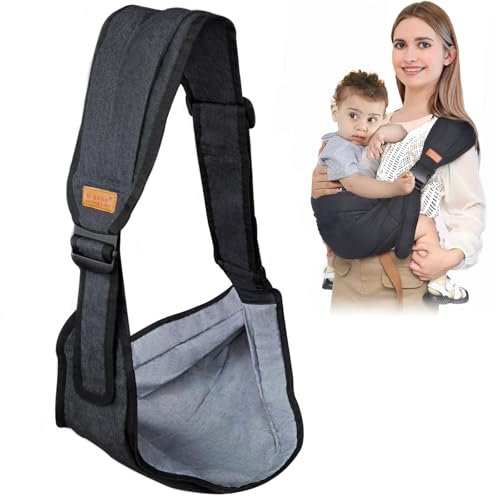 Kleinkind Trage Seitlich UieaMsio Ergonomisch Toddler Carrier,Kindertrage Carrier Ab 2 Jahre 3 Jahre,Babytrage Carrier, Verstellbare Baby Trage Für Neugeborene Bis 3-36 Monaten,Kleinkinder (A)