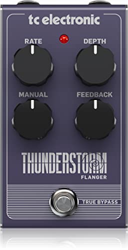 TC Electronic THUNDERSTORM FLANGER Flanger-Pedal im Vintage-Stil mit vollständig analoger Bucket-Brigade-Schaltung