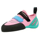 ZHENSI Damen Kletterschuhe Anfänger Indoor Boulderschuhe Leichtgewicht Für Kinder,Rosa,36 EU