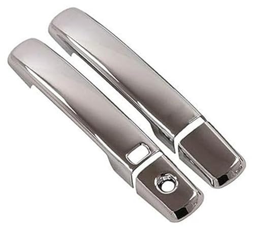 Wivplex, for Nissan, for Pathfinder R51 2005-2012 Neue Chrome Auto Türgriff Abdeckung Trim Aufkleber Kostenloser Drop Shipping Autotürgriffabdeckung(Black 1 Keyhole 1 Button)