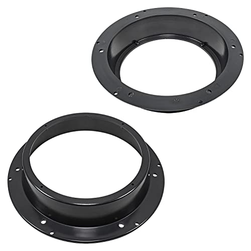 tomzz Audio 2857-011 Lautsprecherringe Adapter Halterungen kompatibel mit VW Golf 5 Tiguan Touran Skoda Yeti Octavia Fronttür für 165mm DIN Lautsprecher