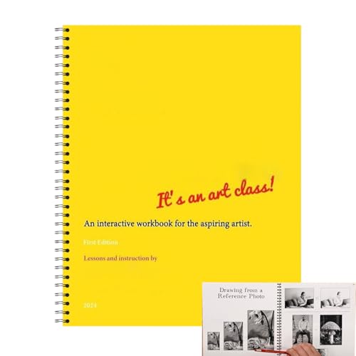 This Is Not A Sketchbook, It's An Art Class, Spiralgebundenes Skizzenbuch Für Den Kunstunterricht, Interaktives Arbeitsbuch Für Angehende künstlers, Kunst Zeichenbucht Für Anfänger Und Erwachsene