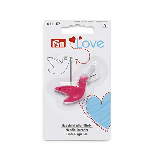 Prym Love Nadeleinfädler Birdy, 9,5 x 1,5 x 7,3 cm