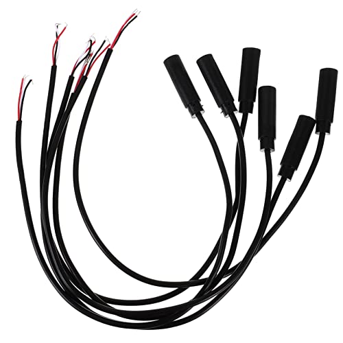 Abaodam 6Stücke Aux Audiokabel zur Reparatur von Kopfhörern und Lautsprechern Ummantelt für und Langlebigkeit für Autos Stereoanlagen