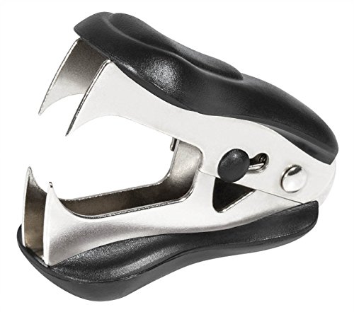 Wedo 10281101 Enthefter Klax, Sicherheitsarretierung, Durchgehende Kunststoffschale, Schwarz