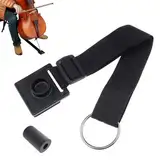 Cello Stopper,Cello Anti Rutsch Gerät,Cello Halter,Cello Stopper Ständer Halter,Cello Verstellbare Nylongurt,Cello Anti Rutsch Riemen,Rutschfester Bodenschutz, Geeignet für Cello,Kontrabass
