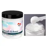 Ideen mit Herz Kristall-Schnee, weiß | dekorative Schneepaste zum Basteln | Deko-Schnee | Kunst-Schnee | 250 ml (weiß irisierend)