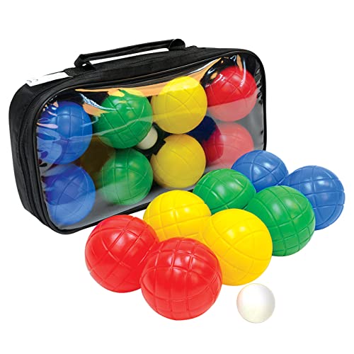 Schildkröt® Fun Boccia Set, 4x 2 Kunstoffkugeln, 1x Zielkugel, in wiederverschließbarer Tragetasche, 970009