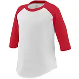 Augusta Sportswear Toddlers' Baseball Jersey 4T White/Red