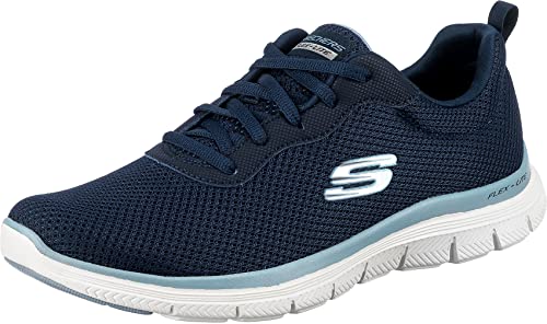 Skechers Damen Flex Appeal 4.0 Brilliant View Sneaker, Navy, 38 EU