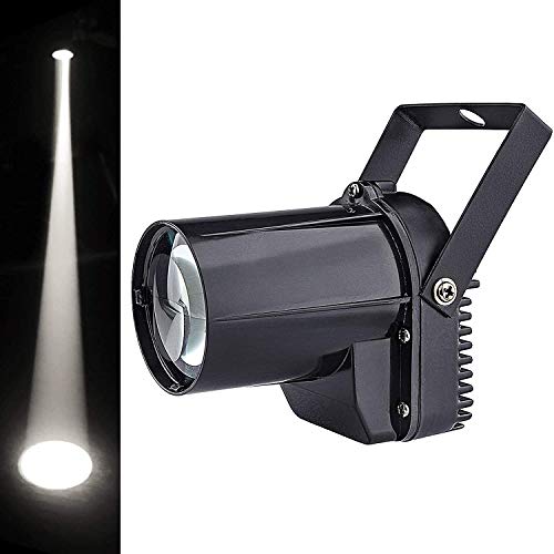 LED Pinspot Bühnenlicht, Beam Pinspot Light Spiegelkugelbeleuchtung 3W Weiß LED LED Pin Spot Licht Für Disco Ball Licht