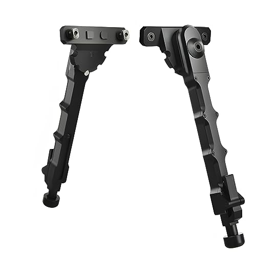 aleawol Tactical M-LOK Bipod Verstellbar 7,5-9 Zoll Zweibein für Gewehre, V9-Gewehrbipod Skalierbar für Outdoor, Fotografie, Schießstand, Jagd und Schießen