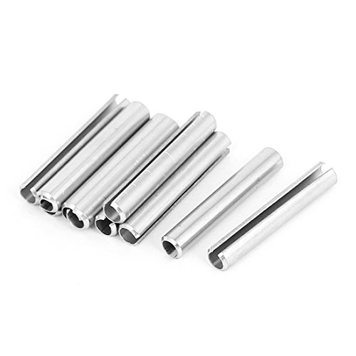 M6 x 40 mm, 304 Edelstahl, zwei getrennte Spring Roll Spannstifte 10 Stück de