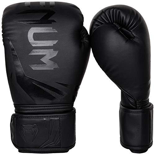 Venum Unisex Challenger 3.0 Boxhandschuhe, Black/Black, 12 Oz EU