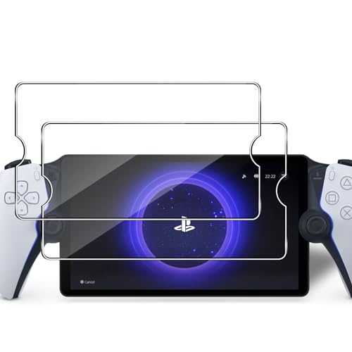 Lutree für Panzerglas für Sony PS5 Playstation Portal Schutzfolie, 2 Stück 9H Härte HD Panzerfolie Displayschutz, Bläschenfrei Anti- Kratzer Schutzglas Displayfolie