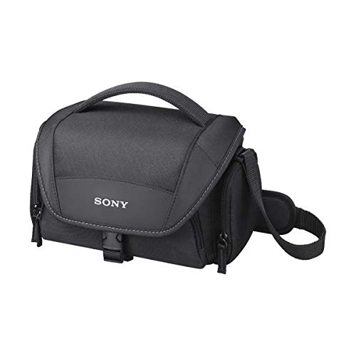 Sony LCSU21 LCS-U21 Universal-Tasche für Handycam, Alpha und Cybershot Kameras, Schwarz