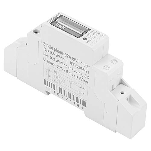 Elektrischer Meter Digital, LCD 220 V Einphase DIN Rail Dinrail Electrical 532A Elektronisch Kwh e Ic Kwh 25 ℃ ~ 55 mit Geringem Stromverbrauch