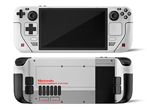 Generic Skin kompatibel mit Steam Deck Decal, Retro Gaming NES inspiriert, Custom Wrap für Steam Deck LCD und Steam Deck OLED Cover 3M Vinyl Aufkleber