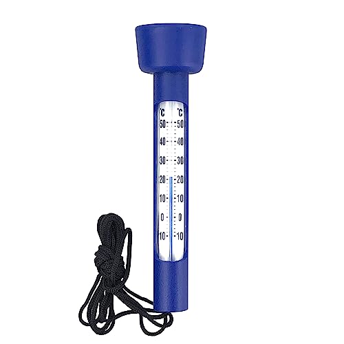 Pool Thermometer Wassertemperatur Thermometer Schwimmend Analog Leicht abzulesen Wasserthermometer für Spa Pool Whirlpool Zubehör Wild Schwimmen Thermometer