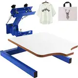 SDKEHUI Siebdruckmaschine 45x55cm Silk Screen Printing Machine 1 Farbe 1 Station Siebdruckmaschine DIY Screen Press Printing Machine Siebdruck Set