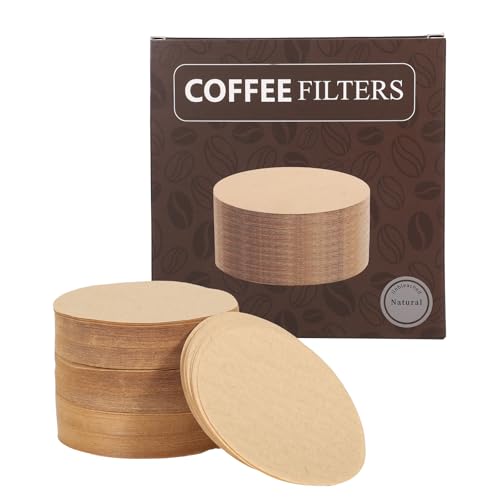 Yoosso 400 Stück Kaffeefilter Rund, 64mm Kaffee Filterpapier Ersatzfilter Kaffeefilterpapier Filterpapier Kaffeefilter Kompatibel mit Aeropress Kaffeemaschinen