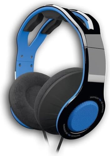 Gioteck - TX30 Megapack - Stereo Game&Go Headset + Daumengriffe + USB-Ladekabel für PS4, blau, einstellbar, GPKPS4-11-MU