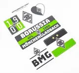 Borussia Mönchengladbach Aufkleber-Set - BMG - Sticker Aufkleberkarte
