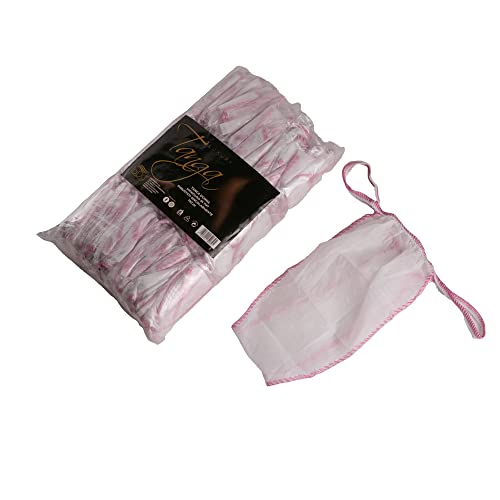JaDy - Einweg-Tanga für Damen | 100 Stück | Ideal für Schönheitsbehandlungen, Massagen, Wachsen | Einzeln verpackt | Hergestellt in Italien, Weiß, TNT Material