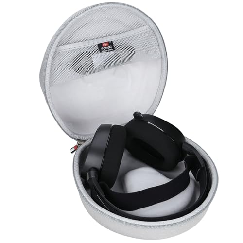FBLFOBELI Hartschalenkoffer für SteelSeries Arctis 1 3 5 7 7X 7+ 7P+ 9 9X PRO PRO+ Prime/Arctis Nova Pro 1 1P 1X 3 7 7X 7P/Pioneer DJ HDJ-X5/G733 Lightspeed Wireless Gaming Headset (Grau)