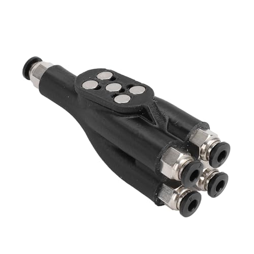 4-in-1-Rohrerweiterungsanschluss-3D-Drucker-Adapter mit 4 Zuführmodulen für P1S P1P, AMS-Schlauchanschluss PTFE-Materialtransportrohr für 3D-Drucker