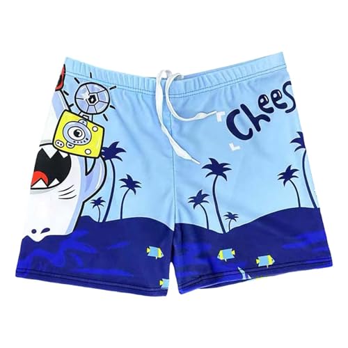 Generisch Badehose Kinder Jungen Badehose Jungen Badeshorts Schwimmhose Kinder mit Gefüttert Elastischer Bund