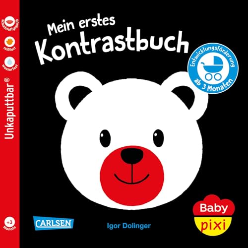 Baby Pixi (unkaputtbar) 156: Mein erstes Kontrastbuch ab 3 Monaten: Unzerstörbares Baby-Buch ab 3 Monaten – auch als Badebuch geeignet (156)