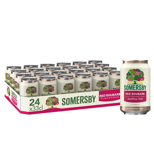 Somersby Red Rhubarb Cider, Dose Einweg (24 x 0.33 L)