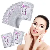 Fanshiontide 50 Paar Augenpads für Wimpernverlängerung, Wimpernpads Hydrogel Augen Pads Eye Gel Patches für Eyelash Extensions Augenwimpern