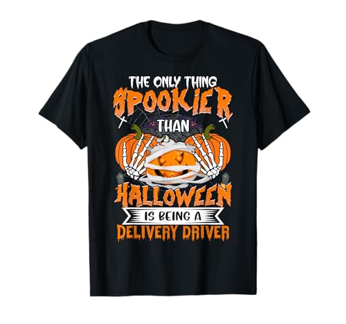LKW Paket Lieferung Fahrer Spezialist Halloween Kostüm T-Shirt