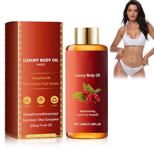Magic Luxury Body Oil, 100ml Magisches straffendes Körperöl, Zauberhaftes Körperöl, Luxuriöses Straffendes Körperöl, Körperfeuchtigkeitsöl, ideal für Frauen, um die Haut zu befeuchten