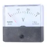 Voltmeter AC0-300Volt AC0-450V Rundes/quadratisches Analoges Panel Spannungsmessgerät Elektronische Steuereinheit