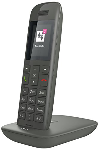 Telekom Speedphone 11 Grafit mit DECT Basis und Anrufbeantworter – wahlweise nutzbar am IP Anschluss oder am analogen a/b Port