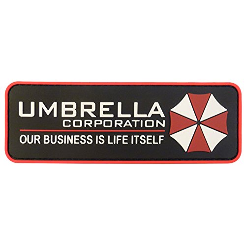 Umbrella Corporation Resident Evil Cosplay PVC Rubber 3D Fastener Patch