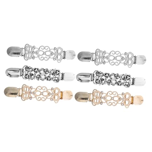 GALPADA 6stücke Strass-clip Für Schals Und Cardigans Damenaccessoires Kleideranpassung Praktische Verbindung Für Und Schals Design Für Besondere Anlässe