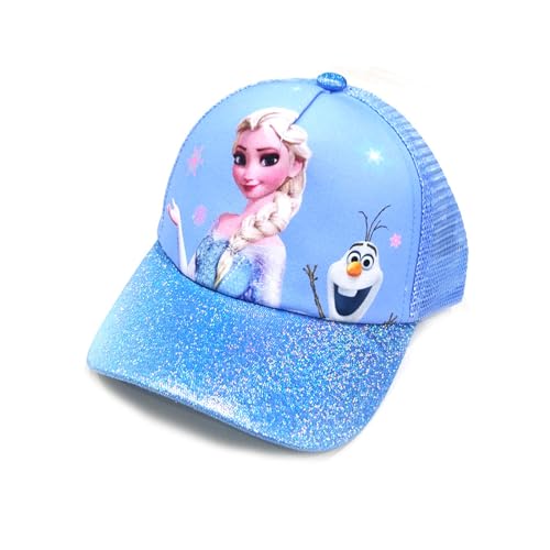 Felwsrel Children's Baseball Cap, Froze Cap, Princess Sonnenhut, ELSA Basecap Kinder, Adjustable Sports Cap for Children, Strand Sportmütze für Kinder im Freien Sonnenschutz und Schatten