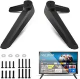 Aohcae Universal TV Ständer, TV Standfuss mit Schraubenset TV Standfüße TV Halterung TV Mounts für Einen Lochabstand von 17 bis 20 mm bei der Bodenmontage