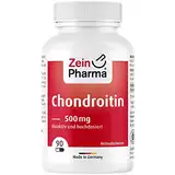 ZeinPharma Chondroitin Kapseln 500 mg (90 Stück) – Nahrungsergänzungsmittel ohne Zusatzstoffe, biologisch, für ihre Gelenke, laborgeprüft