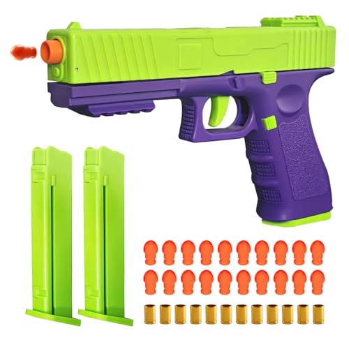 Spielzeug Pistole,Schaumstoff-Blaster,Kinder Pistole,Soft Foam Bullet Blaster Toy,Spielzeug Pistole Spielzeugpistole aus Kunststoff, Spielzeug Waffen für Kinder, pädagogisches Gadget-Schießspiel